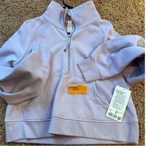 lululemon athletica oversized funnel neck in lilac ether M/L